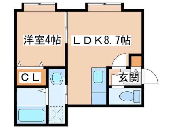 セルグレース北郷の物件間取画像